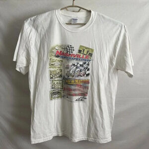 Vintage Nashville Speedway NASCAR T-Shirt, 2007, Size XL